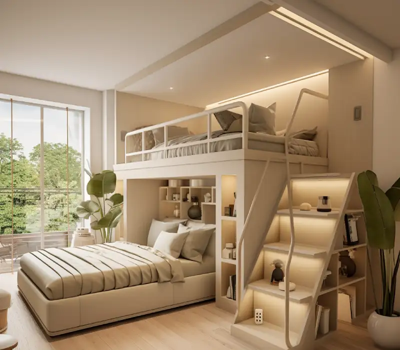 A tiny 200 sq ft House Interior Design Ideas