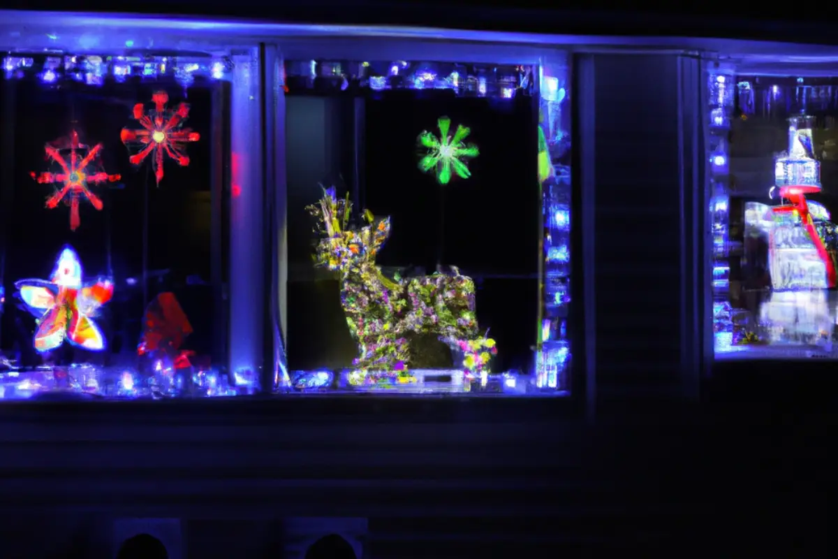 Christmas Led Window Decorations Ideas