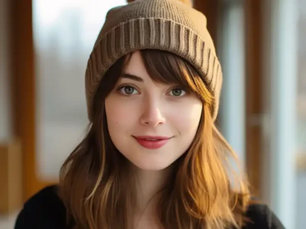 A woman with the Side-Swept Bangs hairstyle