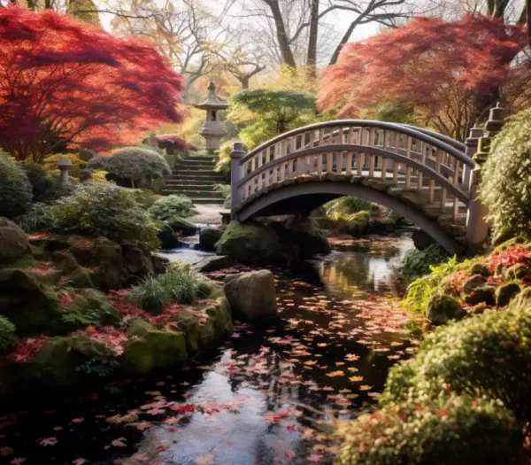 A bridge on Kyoto Garden London