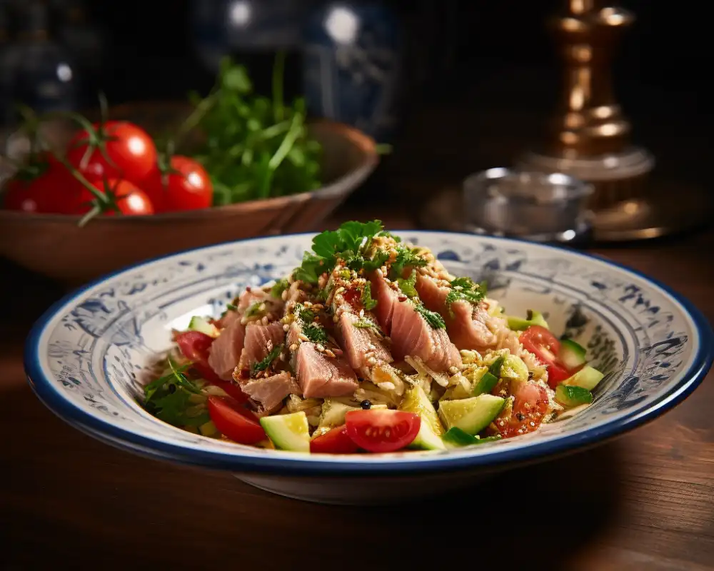 A Tuna salad dish